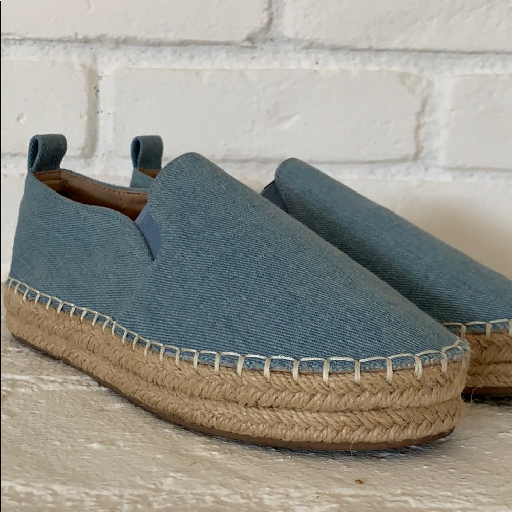 Denim espadrilles
